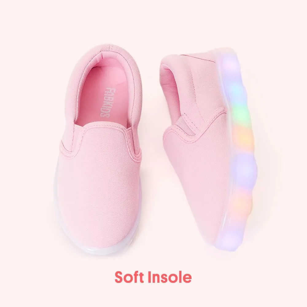 FabKids Kids Sneakers Boys Girls Canvas Shoes Slip On Low Top Footwear for Toddler Little Kid Big Kid