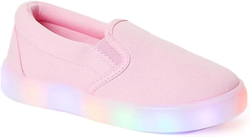 FabKids Kids Sneakers Boys Girls Canvas Shoes Slip On Low Top Footwear for Toddler Little Kid Big Kid