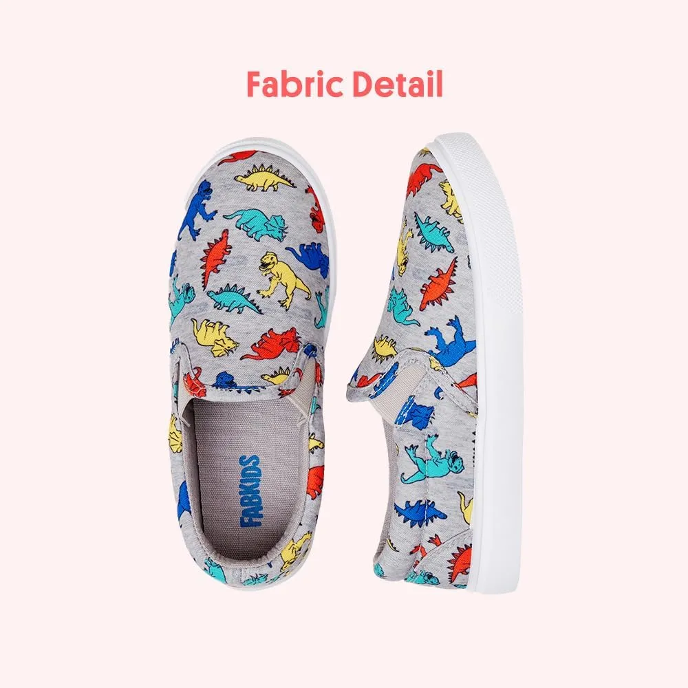 FabKids Kids Sneakers Boys Girls Canvas Shoes Slip On Low Top Footwear for Toddler Little Kid Big Kid