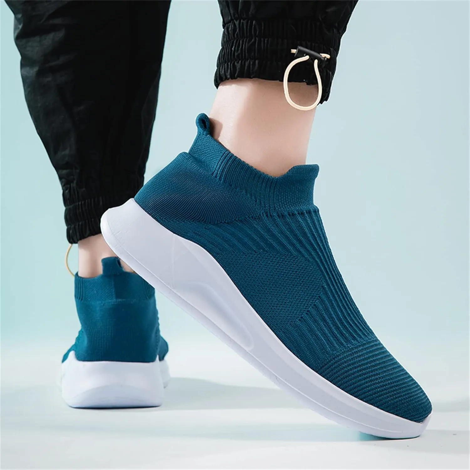 Fashion Lightweight Sneakers for Men Lightweight Breathable Walking Shoe Gym Tennis Business Formal Dress Shoes