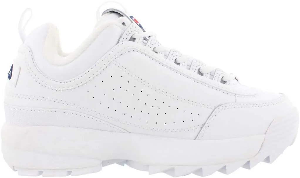 Fila Women's Disruptor II Premium Comfortable Sneakers, Pglo, 8