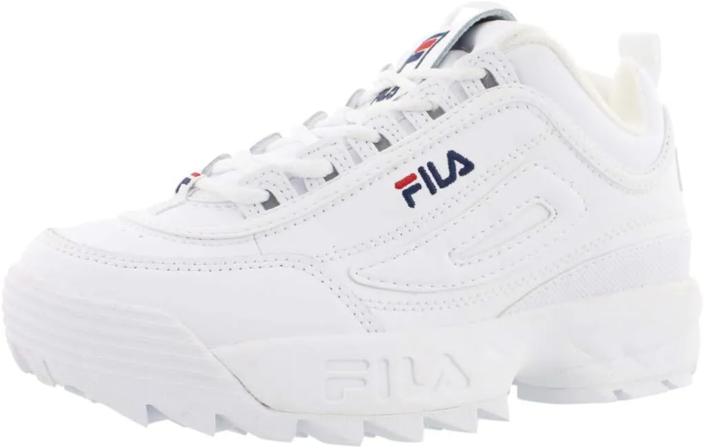 Fila Women's Disruptor II Premium Comfortable Sneakers, Pglo, 8