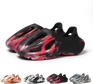 Foam Runner Shoes, Unisex Foam Runner Sneakers Pillow Cloud Shoes Non-Slip Lightweight Breathable Soft Fashion Sandals