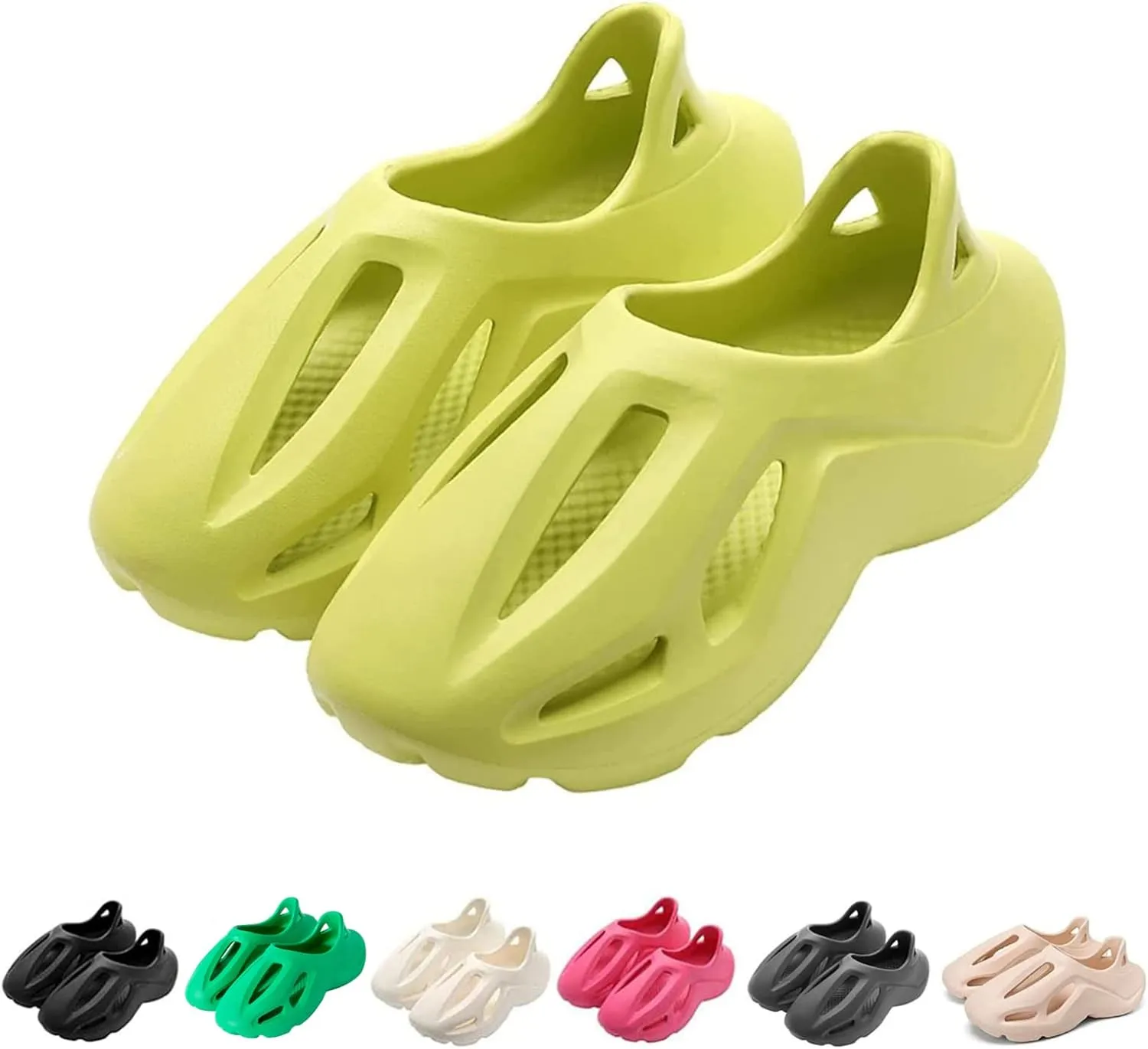 Foam Runner Shoes, Unisex Foam Runner Sneakers Pillow Cloud Shoes Non-Slip Lightweight Breathable Soft Fashion Sandals