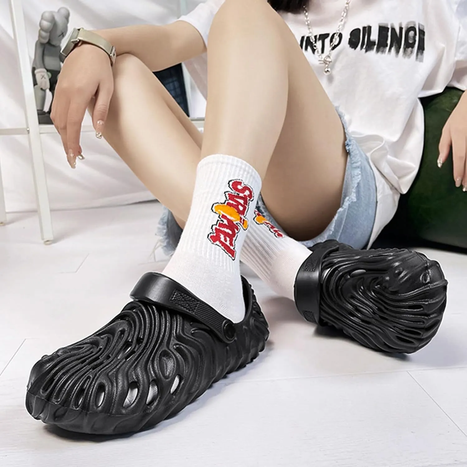 Foam Treadmill Sneakers Cloud Slippers Women's Foam Couple Men's Foam Pillow Casual Shoes Anti-slip Outdoor Beach Slippers Summer