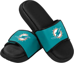 FOCO Men's NFL Team Logo Sport Shower Foam Slide Flip Flop Sandals