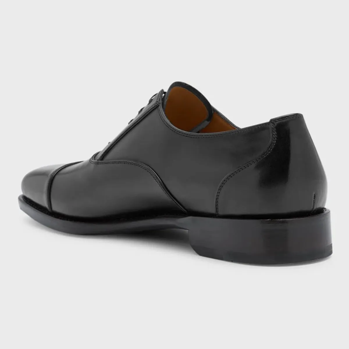 FSJ Men's Oxfords Formal Dress Shoes Square Cap Toe Lace-Up Soft Leather Comfortable Business Derby Shoes Size 4-16 US