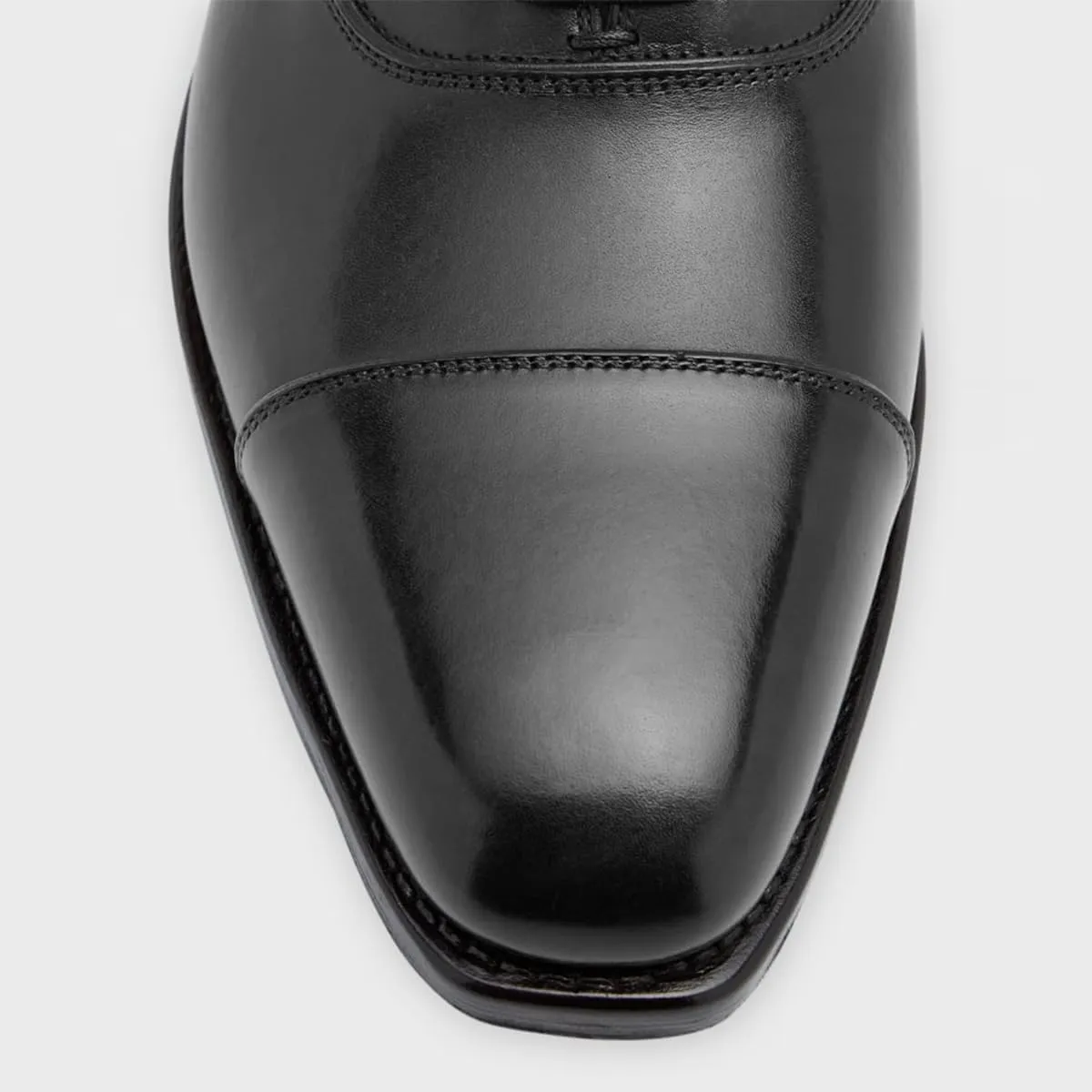FSJ Men's Oxfords Formal Dress Shoes Square Cap Toe Lace-Up Soft Leather Comfortable Business Derby Shoes Size 4-16 US