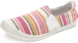 FUNKYMONKEY Shoes for Women, Comfort Low Top Canvas Slip On Sneakers Classic Casual Walking Shoes