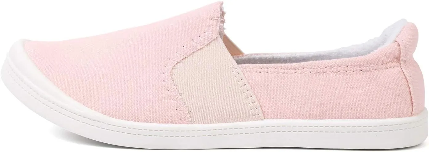 FUNKYMONKEY Shoes for Women, Comfort Low Top Canvas Slip On Sneakers Classic Casual Walking Shoes