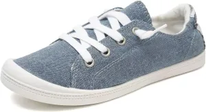 FUNKYMONKEY Shoes for Women, Comfort Low Top Canvas Slip On Sneakers Classic Casual Walking Shoes
