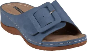 G.C. Shoes Women's Hamden Buckle open toe Flatform Sandals