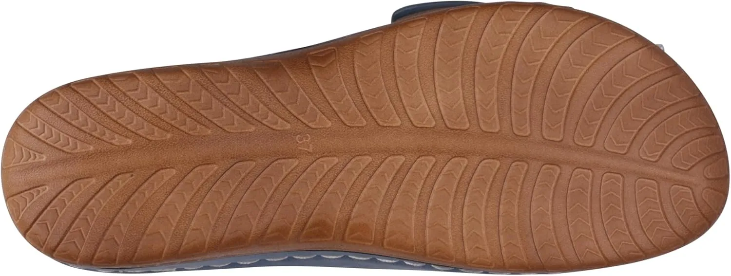 G.C. Shoes Women's Hamden Buckle open toe Flatform Sandals