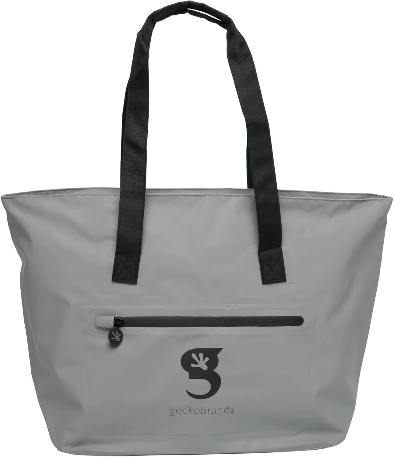 geckobrands Waterproof Escape Beach Tote – Spacious Travel Beach Bag with Hidden Pocket and Long Handles for Easy Carrying