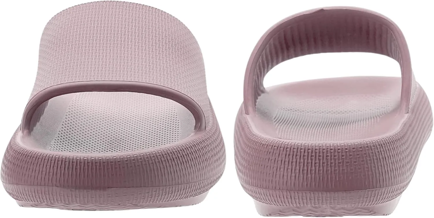 Genuine Pillow Slippers for Women and Men | House Slides Shower Sandals | Extremely Comfy | Cushioned Thick Sole | Cloud Slides | Lightweight Non-Slip Easy to Clean
