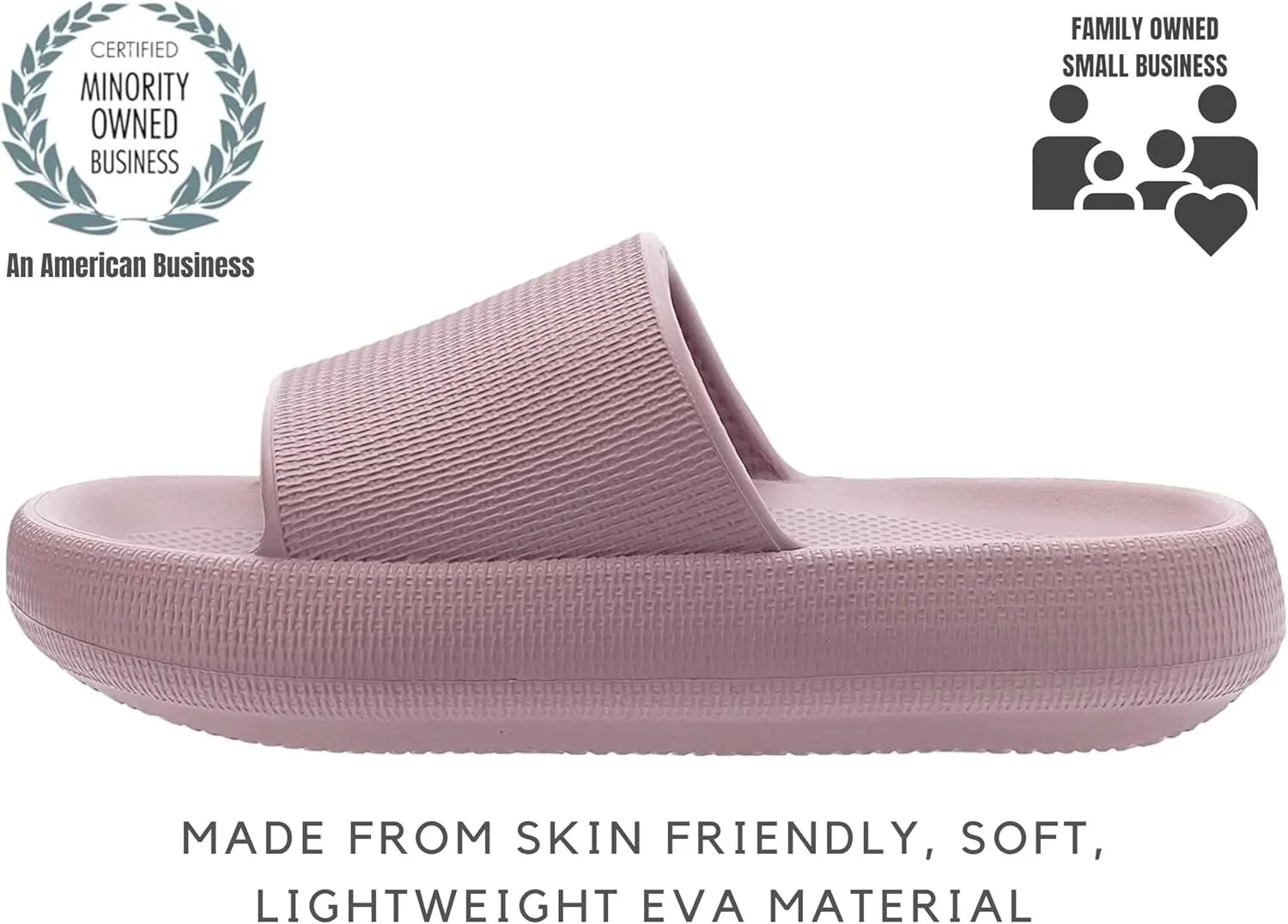 Genuine Pillow Slippers for Women and Men | House Slides Shower Sandals | Extremely Comfy | Cushioned Thick Sole | Cloud Slides | Lightweight Non-Slip Easy to Clean