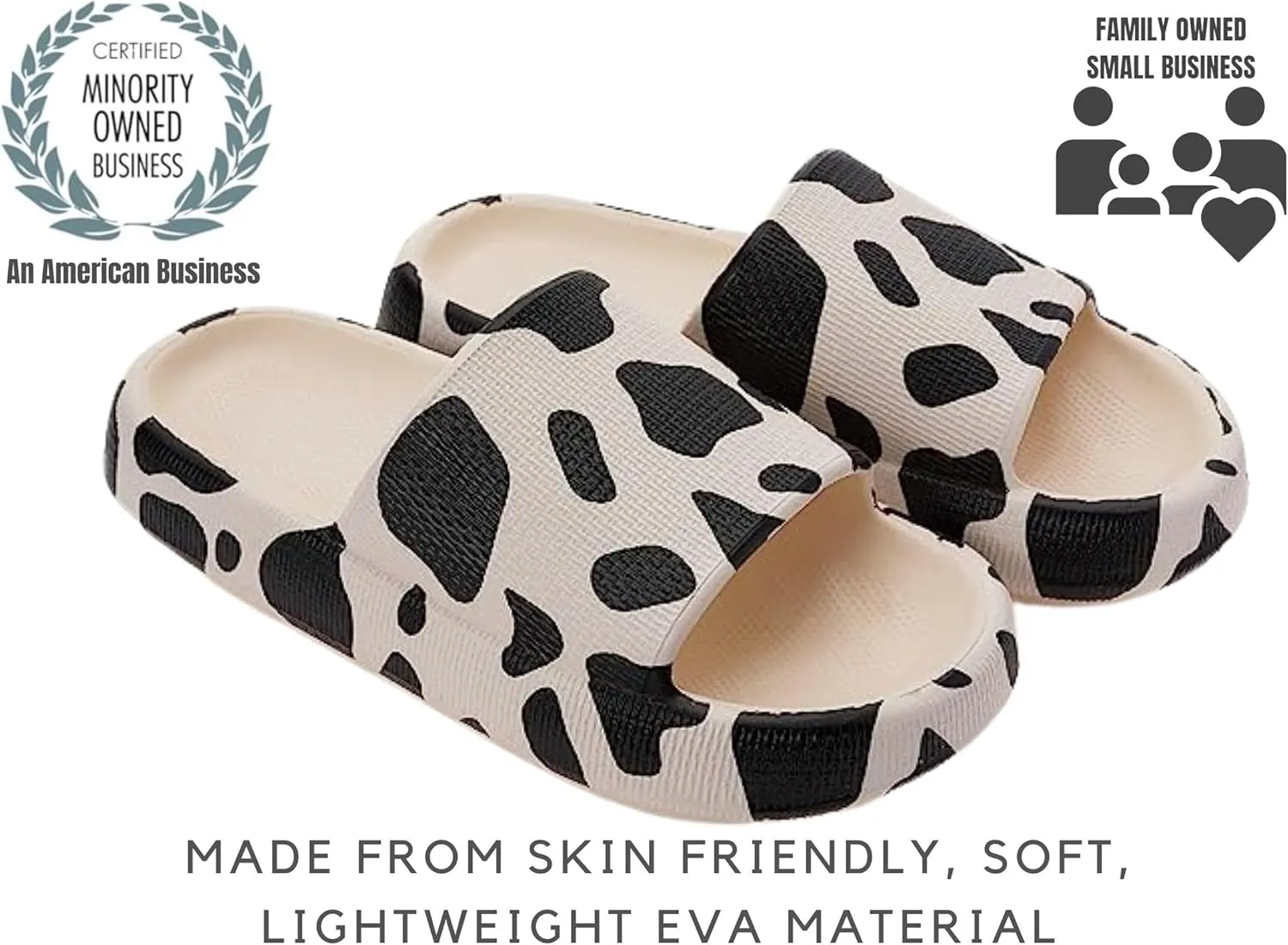 Genuine Pillow Slippers for Women and Men | House Slides Shower Sandals | Extremely Comfy | Cushioned Thick Sole | Cloud Slides | Lightweight Non-Slip Easy to Clean
