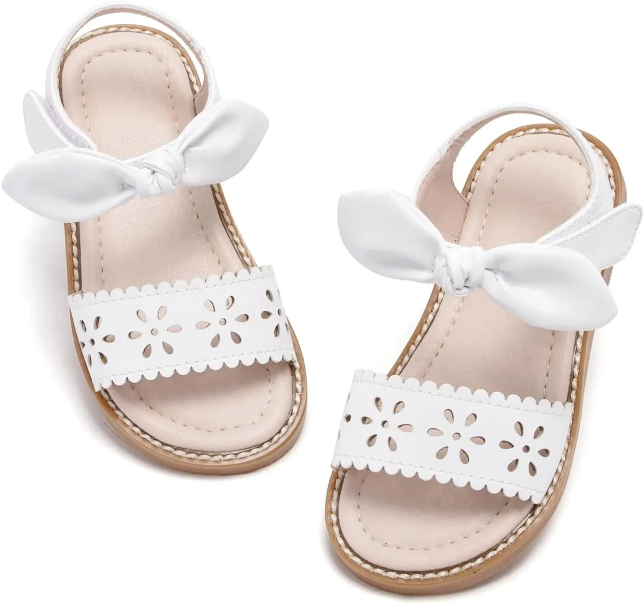 GINFIVE Toddler Girls Sandals Little Girls Kids Summer Shoes Toddler Sandals