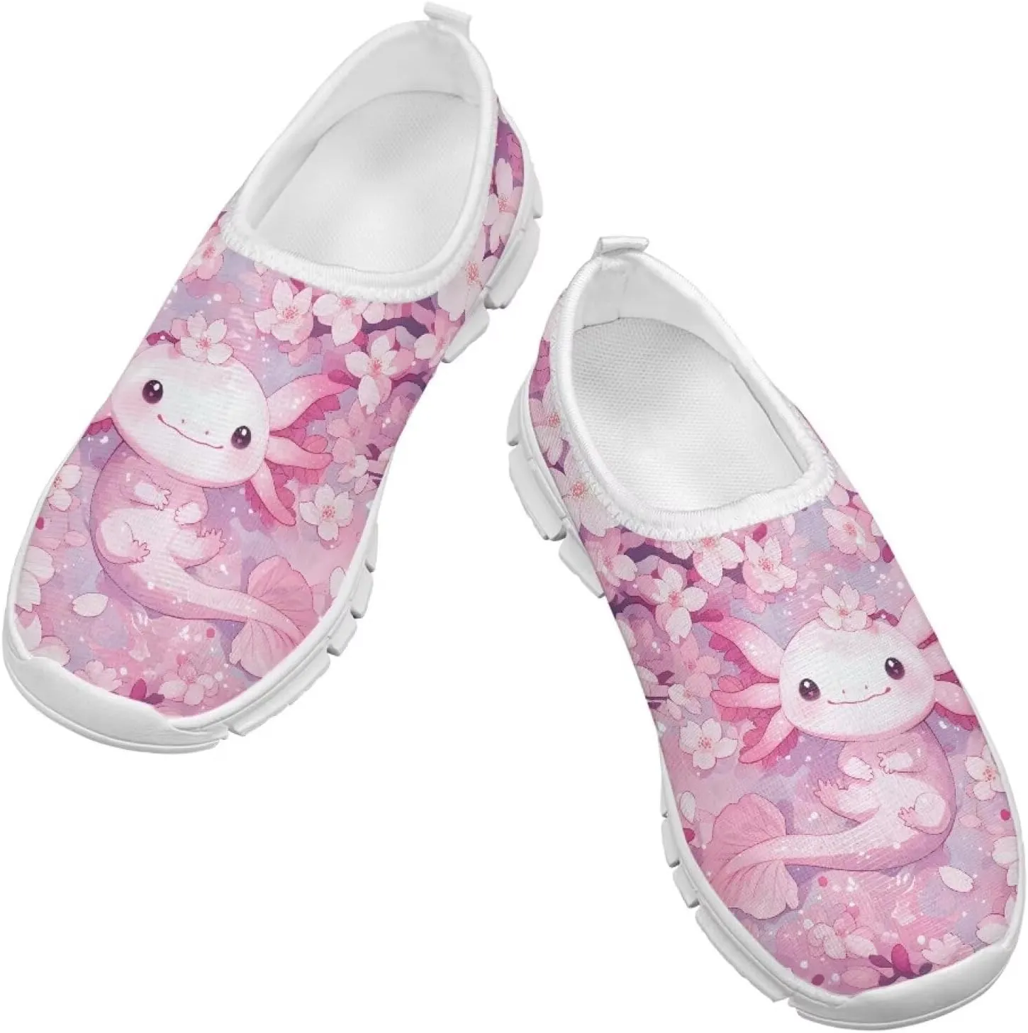 Girls Athletic Shoes Cute Kids Gym Running Slip On Shoes for Girls