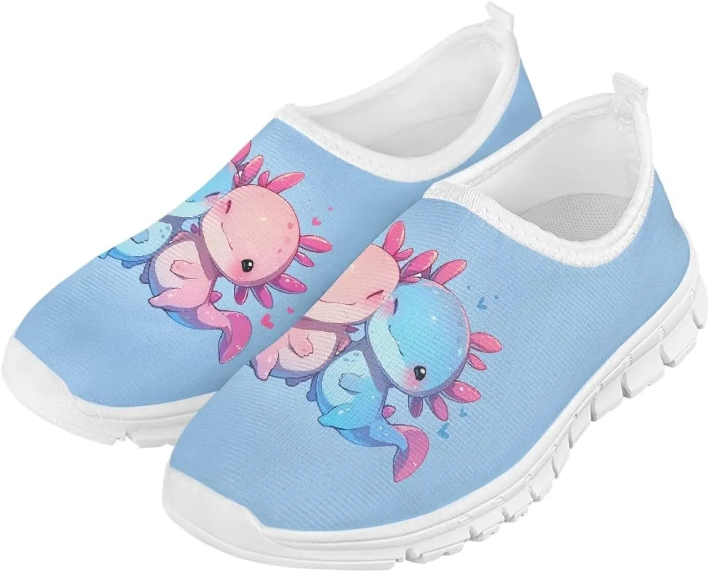 Girls Athletic Shoes Cute Kids Gym Running Slip On Shoes for Girls