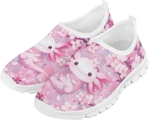 Girls Athletic Shoes Cute Kids Gym Running Slip On Shoes for Girls