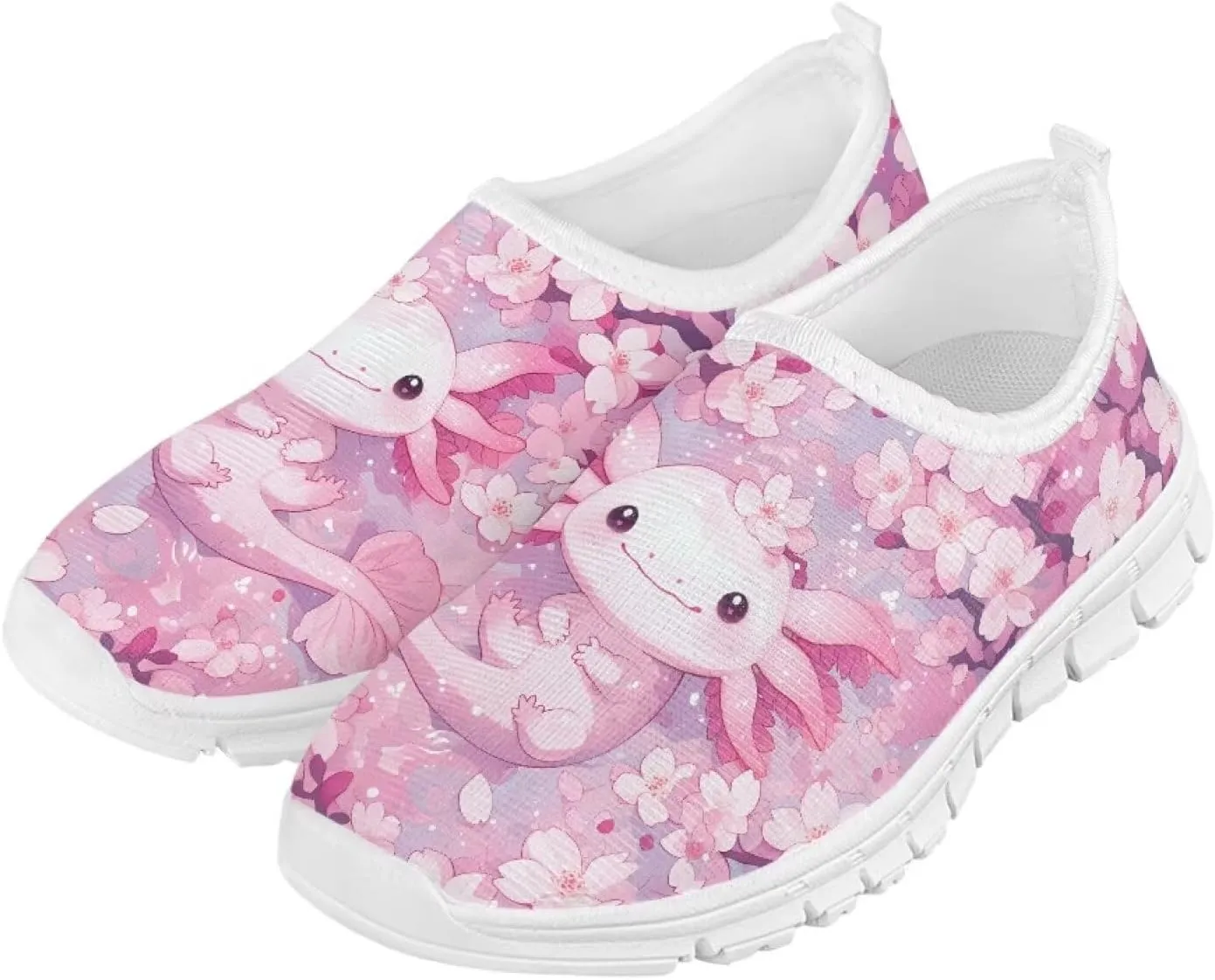 Girls Athletic Shoes Cute Kids Gym Running Slip On Shoes for Girls