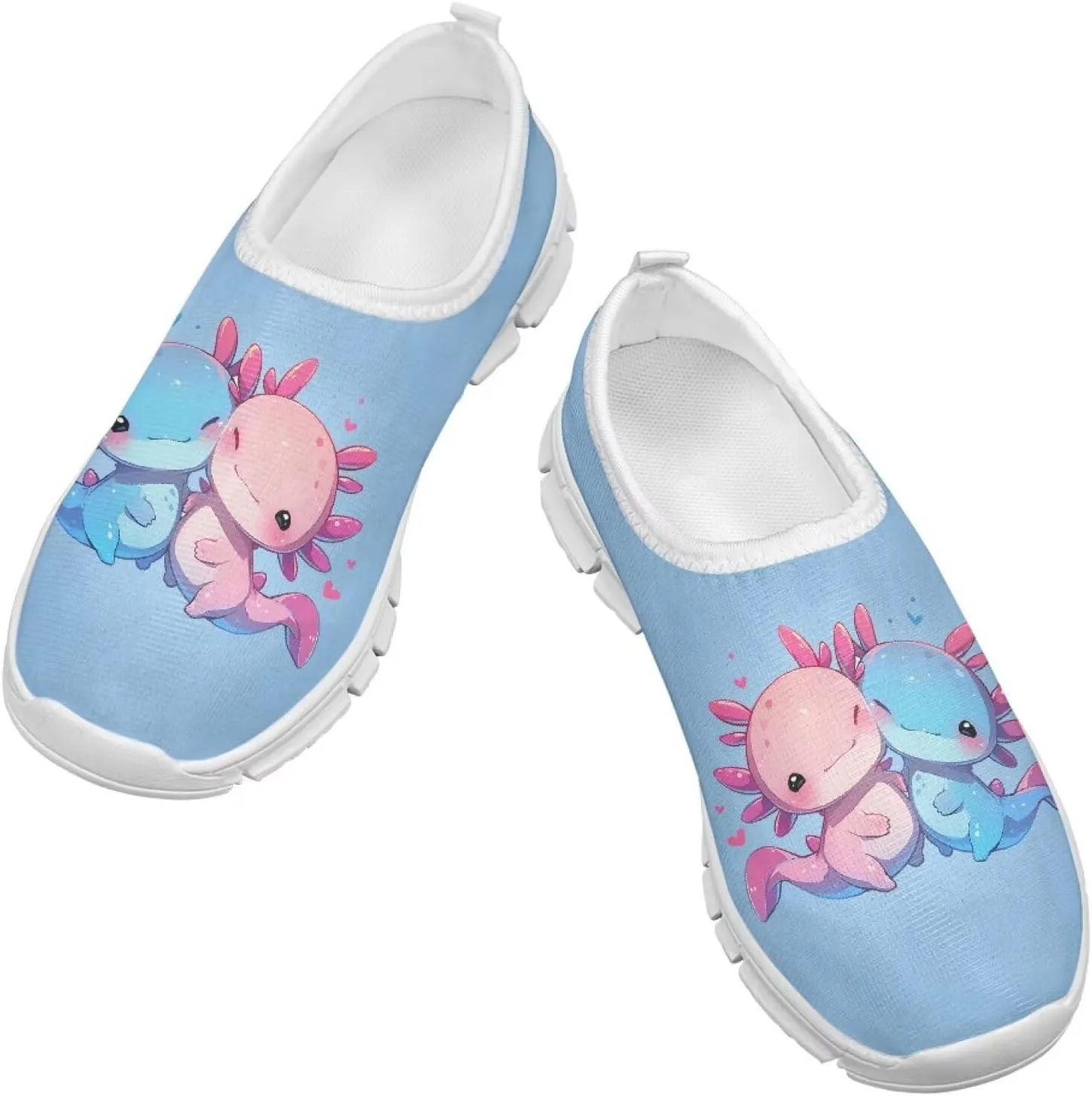 Girls Athletic Shoes Cute Kids Gym Running Slip On Shoes for Girls