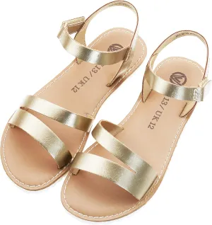 Girls Sandals Open Toe Strappy Summer Shoes Dress Sandals for Girls