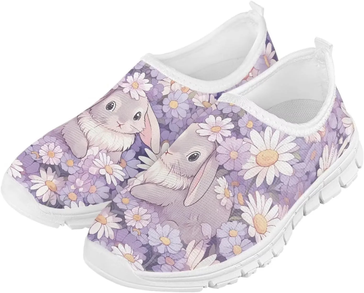 Girls Slip On Shoes Easter Sneakers for Girls Kids Cute Holiday Shoes