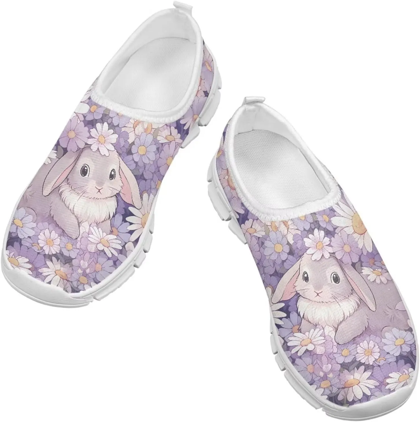 Girls Slip On Shoes Easter Sneakers for Girls Kids Cute Holiday Shoes