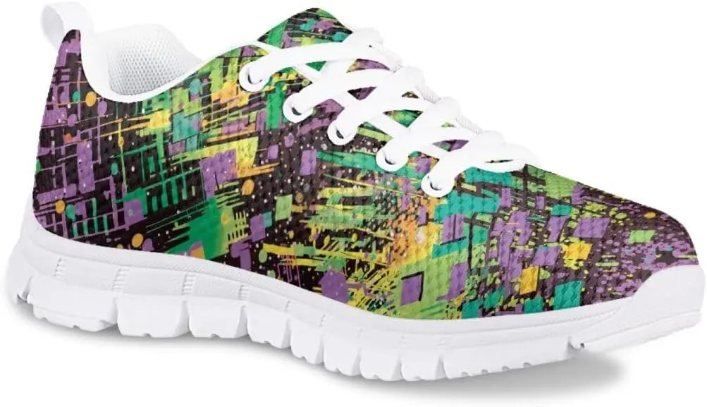 Girls Sneakers Kids Running Shoes Girls Mesh Fitness Shoe Sneaker Lightweight Outdoor Sports Athletic Tennis Shoes