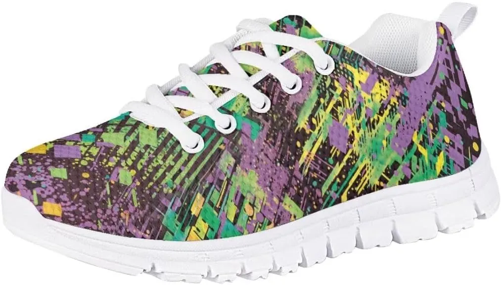 Girls Sneakers Kids Running Shoes Girls Mesh Fitness Shoe Sneaker Lightweight Outdoor Sports Athletic Tennis Shoes