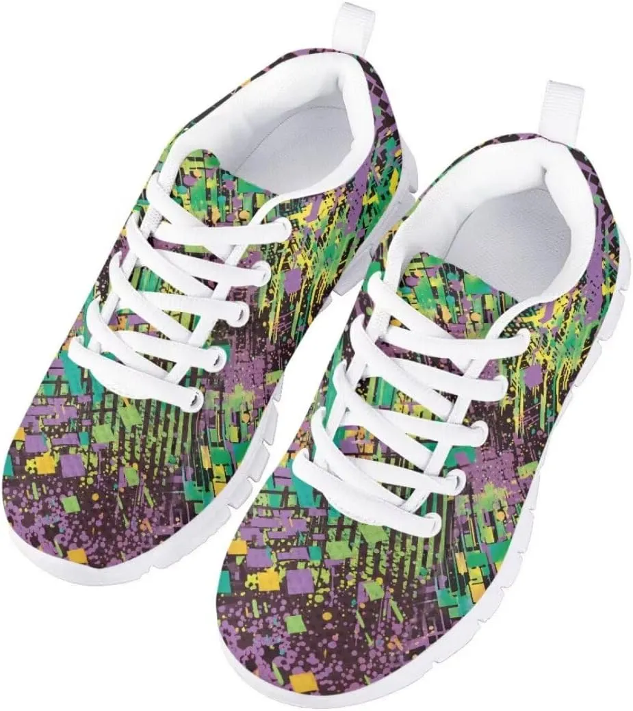 Girls Sneakers Kids Running Shoes Girls Mesh Fitness Shoe Sneaker Lightweight Outdoor Sports Athletic Tennis Shoes