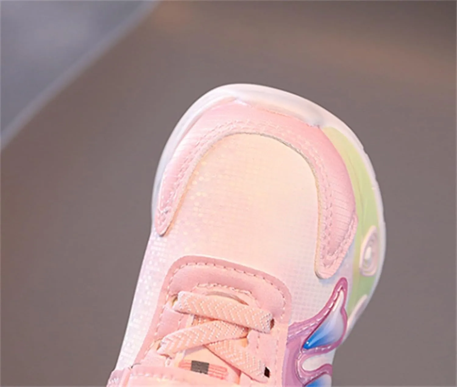 Girls Sneakers Light Up Fashion Shoes Kids LED Light Lightweight Athletic Running Shoes Non Girl Canvas Size 3