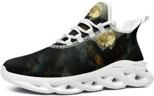 Gothic Streetwear Sneakers for Men & Women – Breathable Mesh Running Shoes with Custom Graphics – Casual Fashion Sneakers for Everyday & Festival Wear