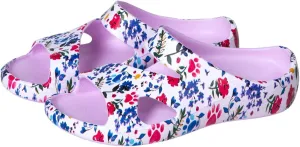 GreaterGood Positively Inspired Slide Sandals Ultra Lightweight Cushioned EVA Soles Easy Slip On Durable Quick Dry Beach Sandal