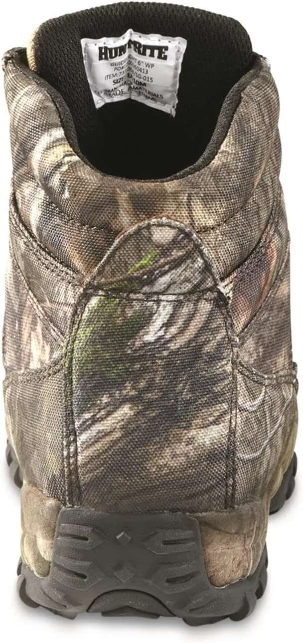 Guidelight 6" Waterproof Hunting Boots for Men, Hiking, Climbing, Trekking Lace-Up Shoes with Thick Rubber Sole