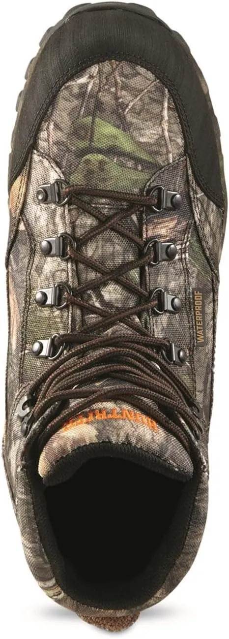 Guidelight 6" Waterproof Hunting Boots for Men, Hiking, Climbing, Trekking Lace-Up Shoes with Thick Rubber Sole