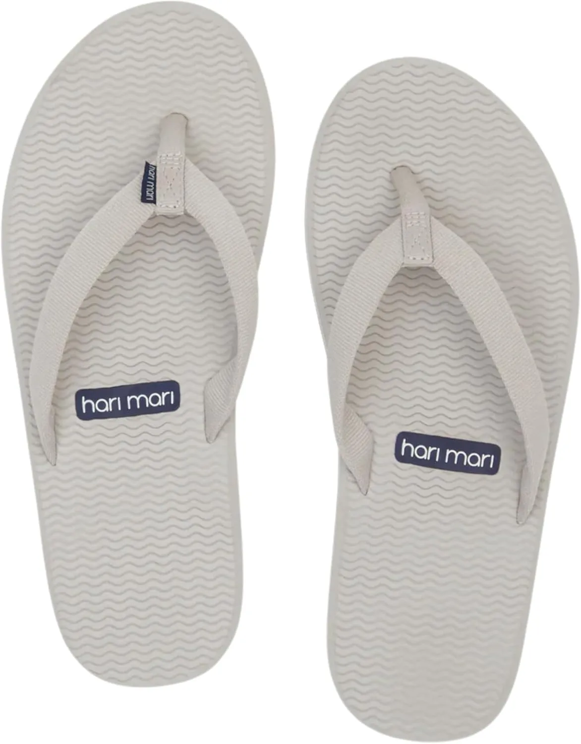 Hari Mari- Dunes- Women's Waterproof Boat Safe Colorful Rubber Flip Flops- No Break Ins, Firm Arch Support, Antimicrobial, and Floats in Water