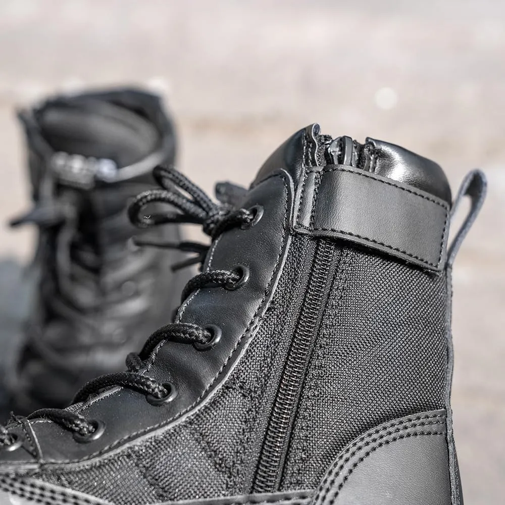 Hiking Boots Girls Boys Summer Camp Waterproof Anti-collision Non-slip Desert Boots Military Fan Shoes Children's Work Boots
