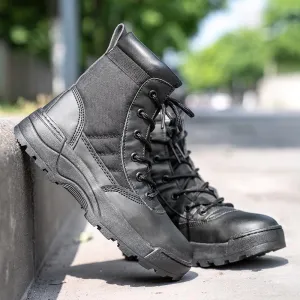 Hiking Boots Girls Boys Summer Camp Waterproof Anti-collision Non-slip Desert Boots Military Fan Shoes Children's Work Boots