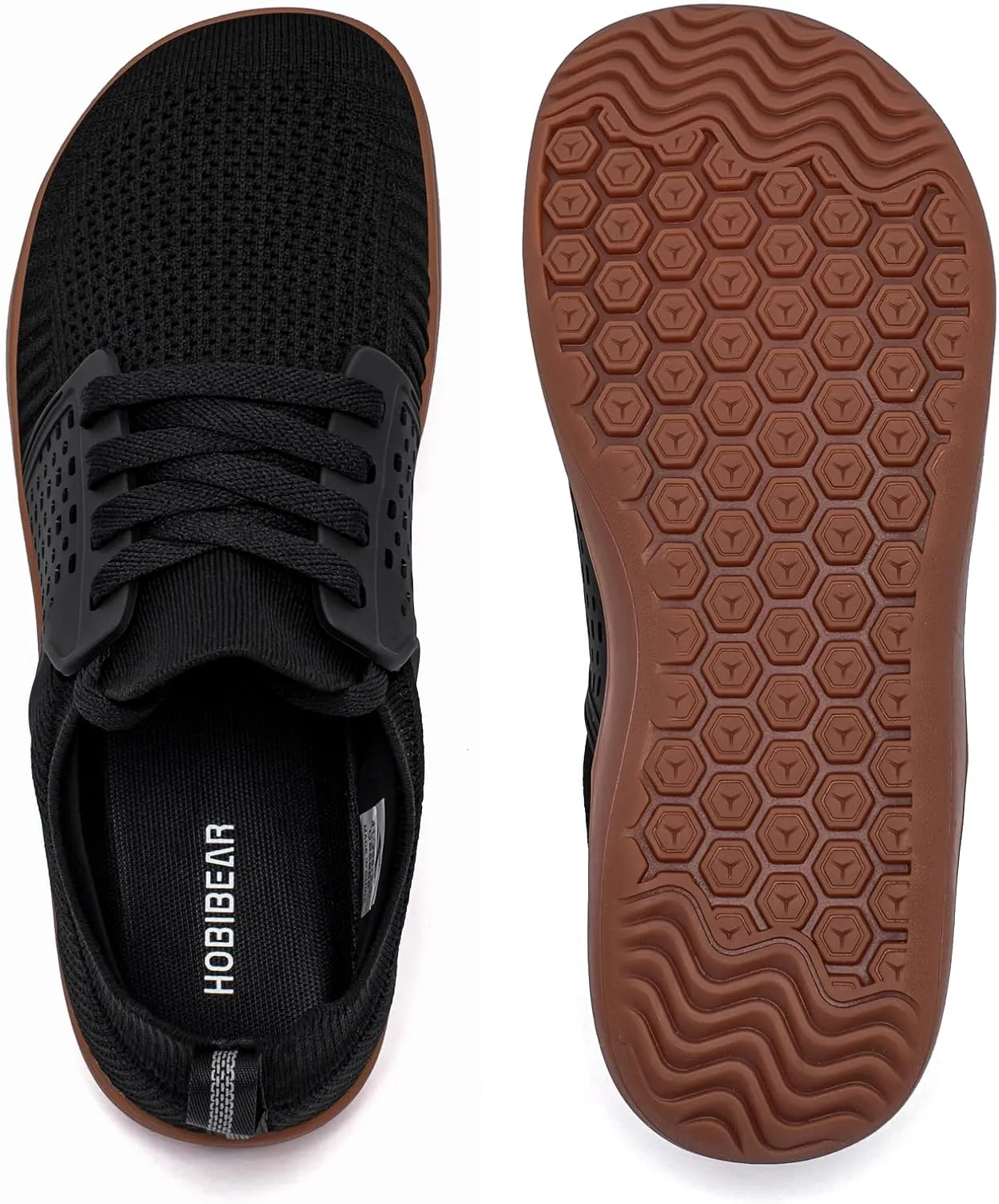HOBIBEAR Wide Minimalist Barefoot Shoes Mens Womens Walking Sneakers Shoes | Zero Drop Sole | Optimal Relaxation