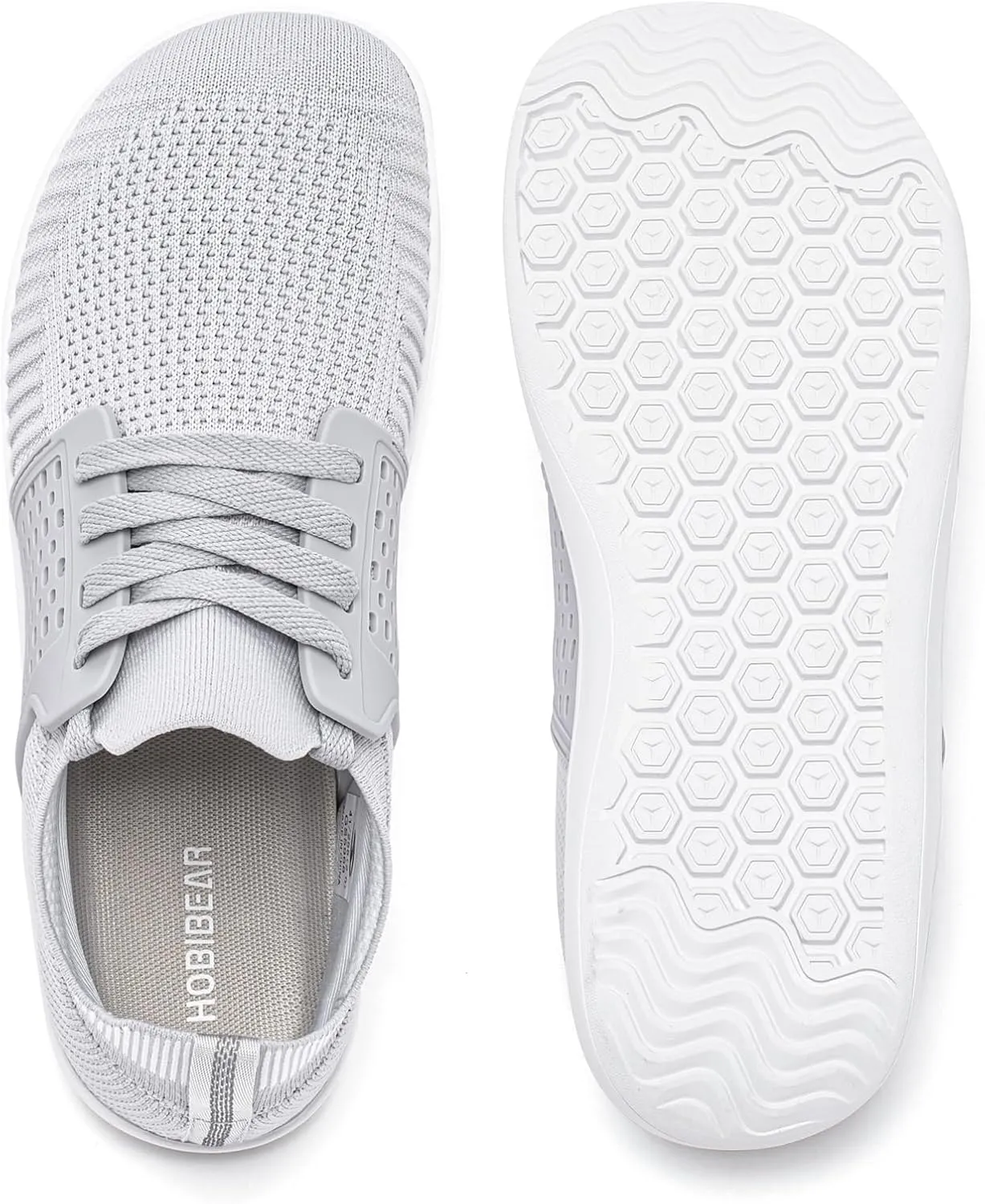 HOBIBEAR Wide Minimalist Barefoot Shoes Mens Womens Walking Sneakers Shoes | Zero Drop Sole | Optimal Relaxation