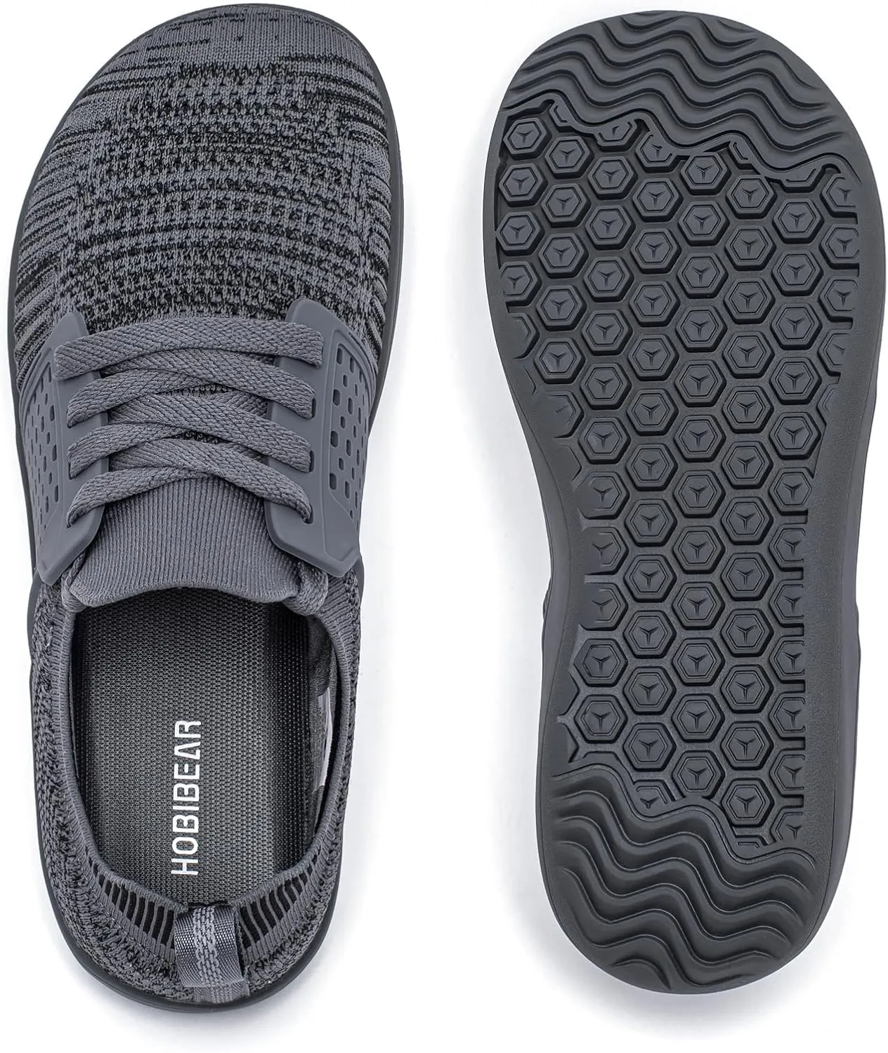 HOBIBEAR Wide Minimalist Barefoot Shoes Mens Womens Walking Sneakers Shoes | Zero Drop Sole | Optimal Relaxation