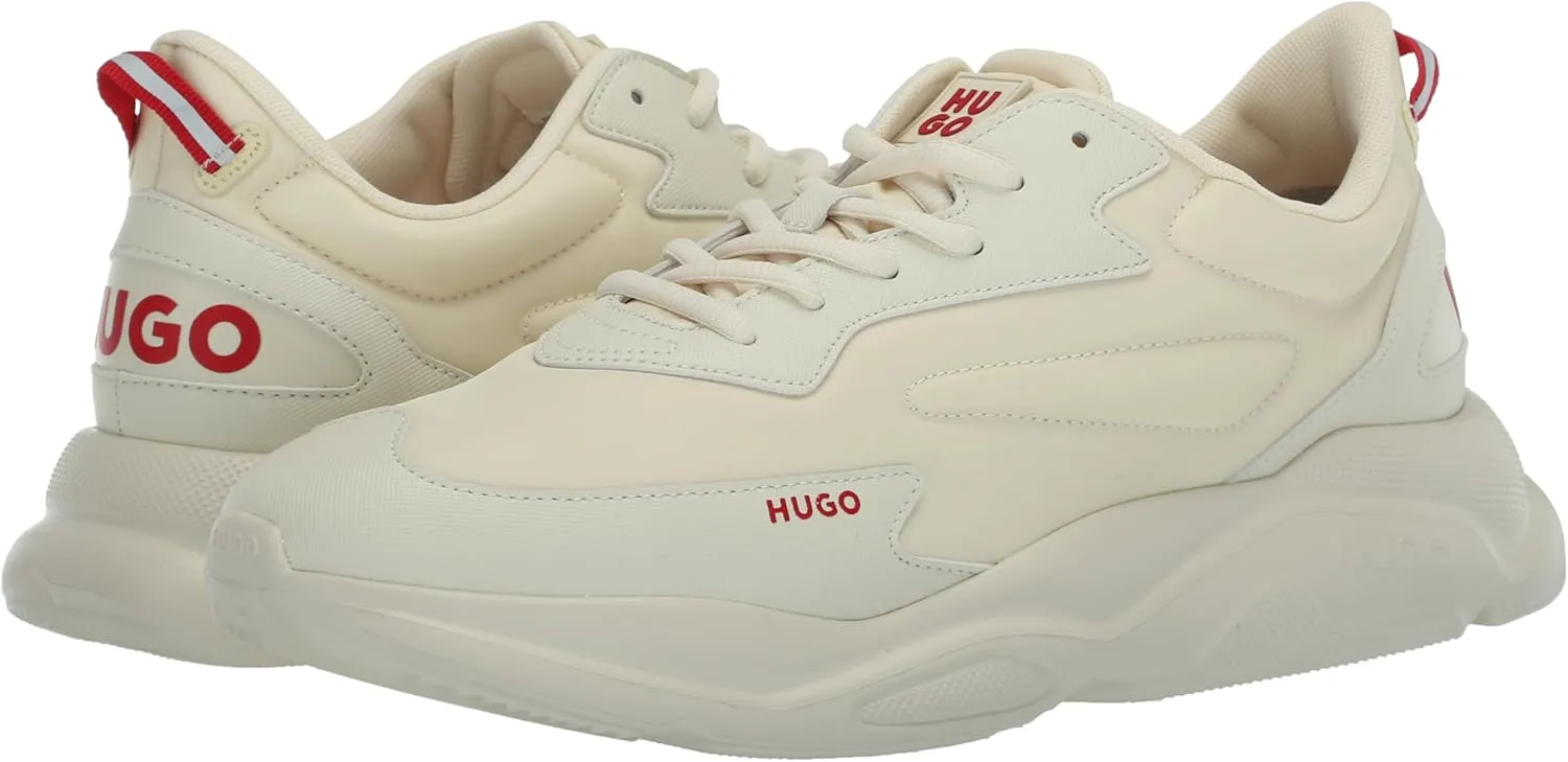 HUGO Women's Running Style Sneakers with Thick Rubber Sole