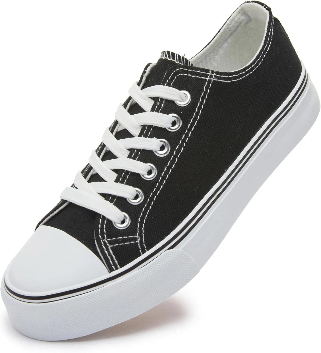 Iarus Womens Canvas Shoes Low top Sneakers for Womens Fashion Casual Shoes Walking Comfortable Shoes