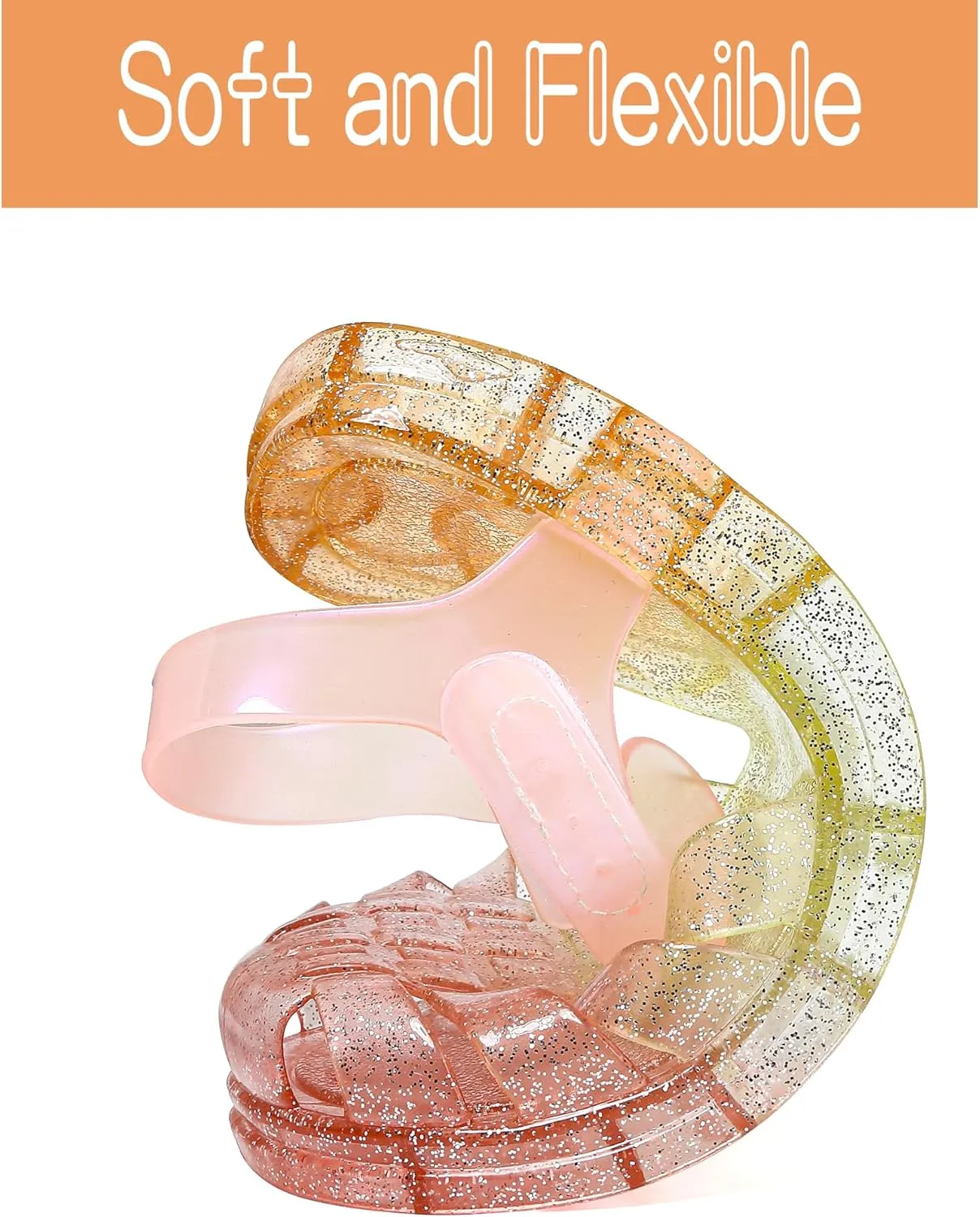 Jelly Sandals Girls Soft Sole Princess Costume Summer Dress Sandals Closed Toe Comfortable for Toddler Little Kid Big Kid