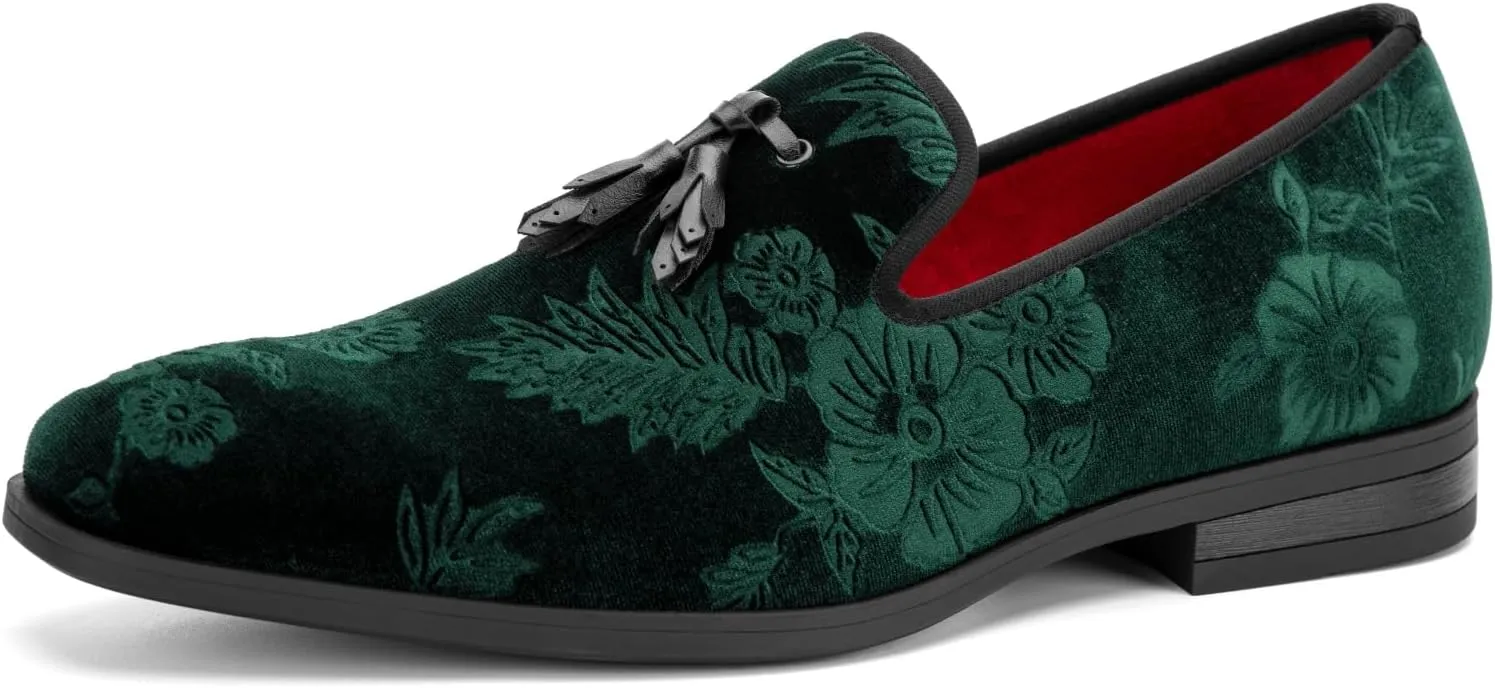 JITAI Men's Fashion Loafers Wedding Shoes Loafers for Men Party Shoes