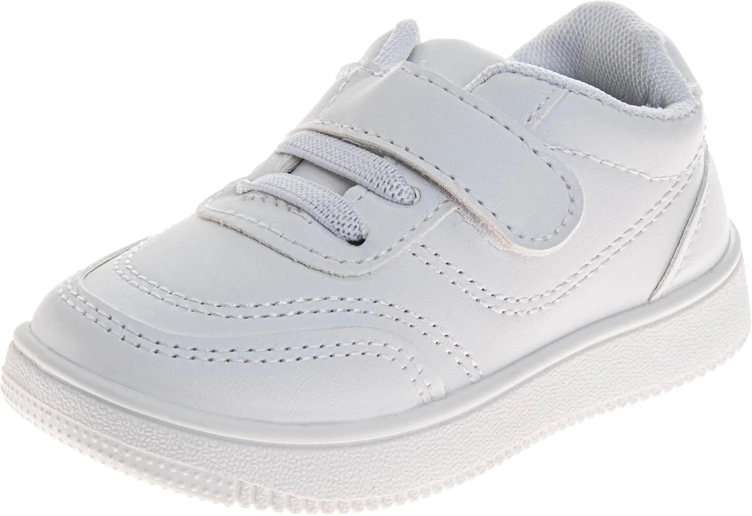 Josmo Kids Casual Sneaker for Girls and Boys - Lightweight Strap Closure Lace Up Shoes Tennis Running Athletic Sneakers (Sizes 5-10 Toddlers)