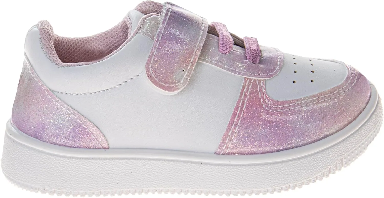 Josmo Kids Casual Sneaker for Girls and Boys - Lightweight Strap Closure Lace Up Shoes Tennis Running Athletic Sneakers (Sizes 5-10 Toddlers)